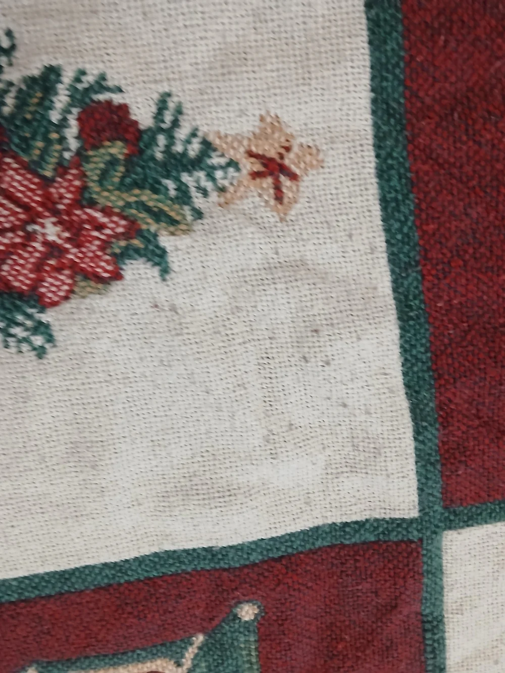 Vtg Crown Crafts Vintage Blanket Woven Cotton Fringe Train 55x42 Grandmacore